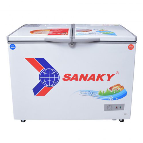 Tủ bảo quản Sanaky 220 lít VH-2899W1 - 2 ngăn đông, mát