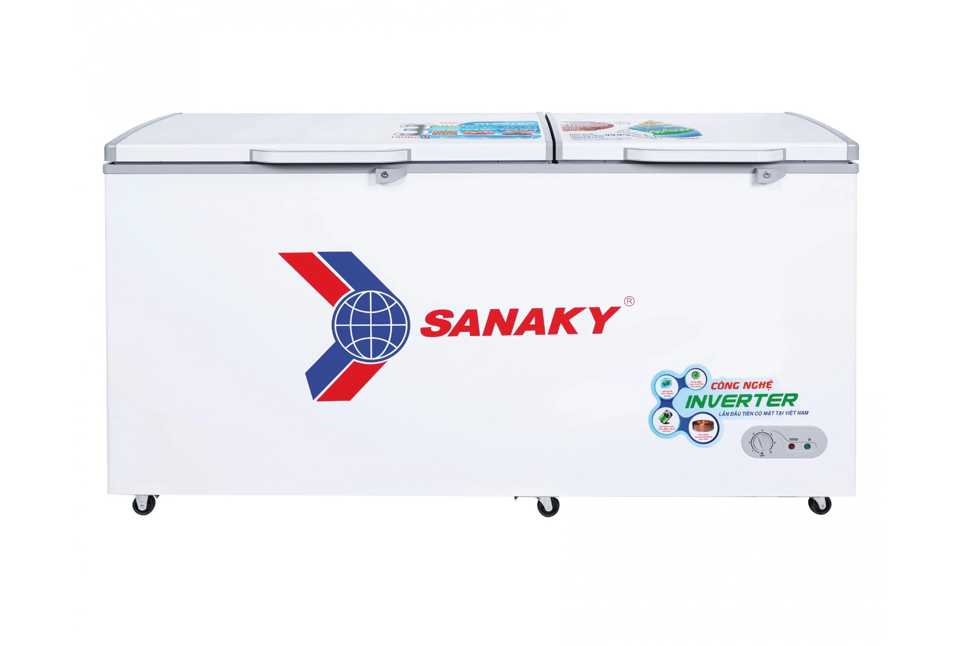 Tủ đông Sanaky Inverter 530 lít VH-6699HY3
