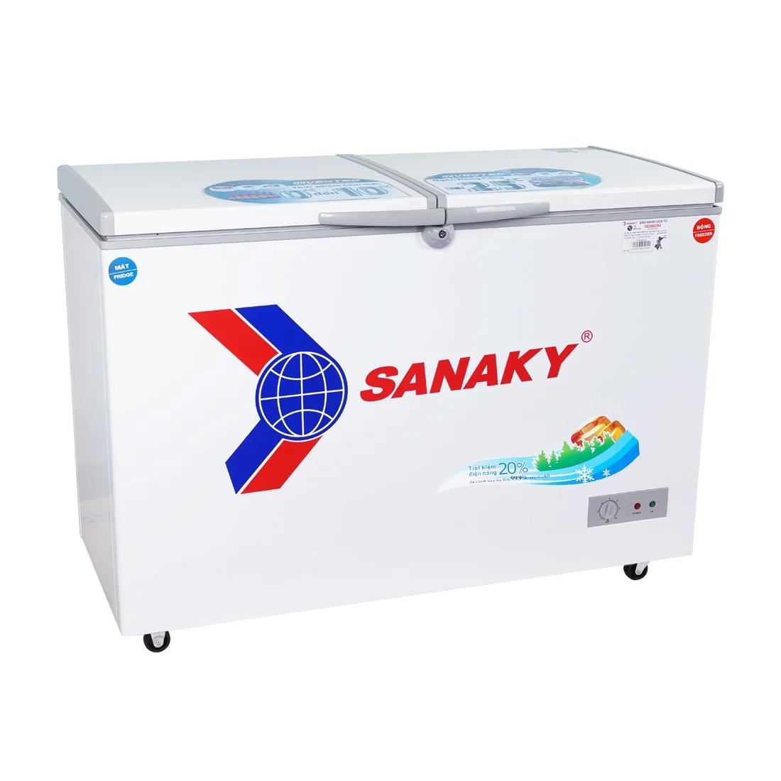 Tủ bảo quản Sanaky 360 lít VH-3699W1 - 2 ngăn 2 cánh