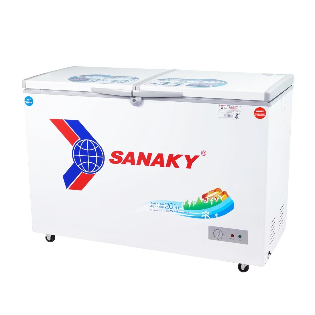 Tủ bảo quản Sanaky 569 lít VH-5699W1, 2 ngăn 2 cánh