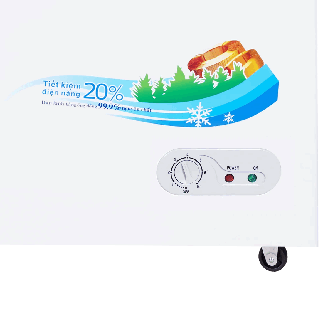 Tủ bảo quản Sanaky 360 lít VH-3699W1 - 2 ngăn 2 cánh