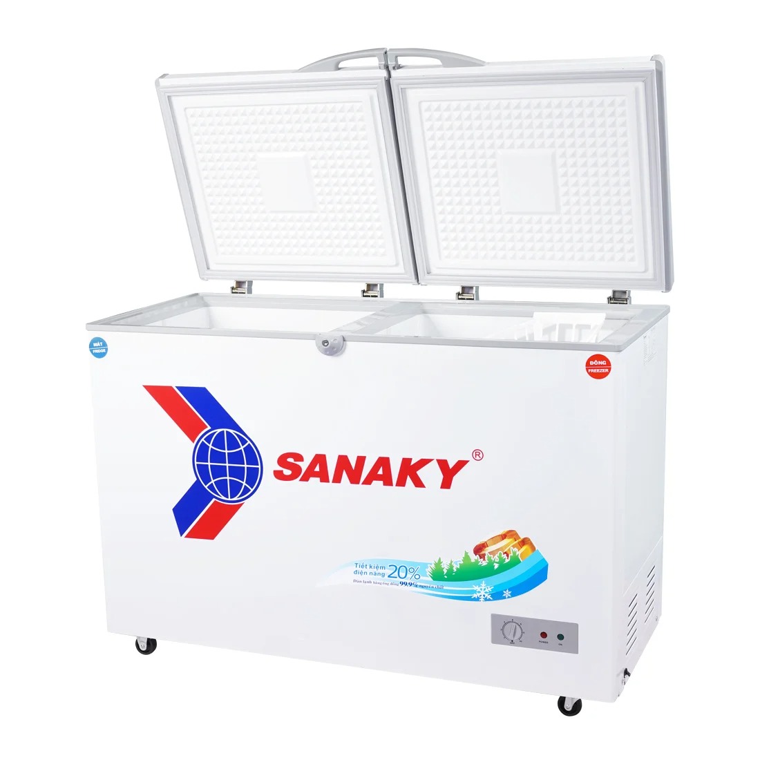 Tủ bảo quản Sanaky 360 lít VH-3699W1 - 2 ngăn 2 cánh