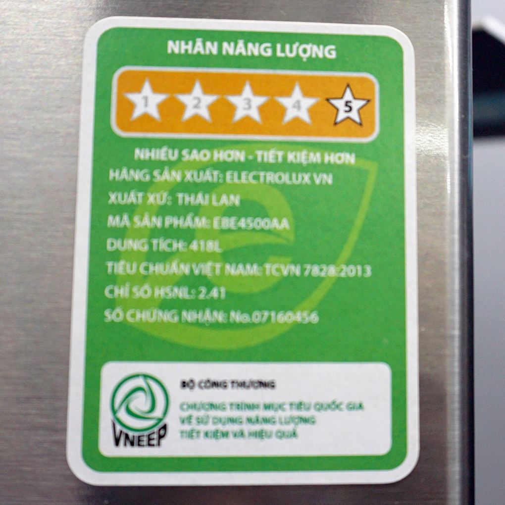 Tủ lạnh Electrolux Inverter 453 lít EBE4500A-A