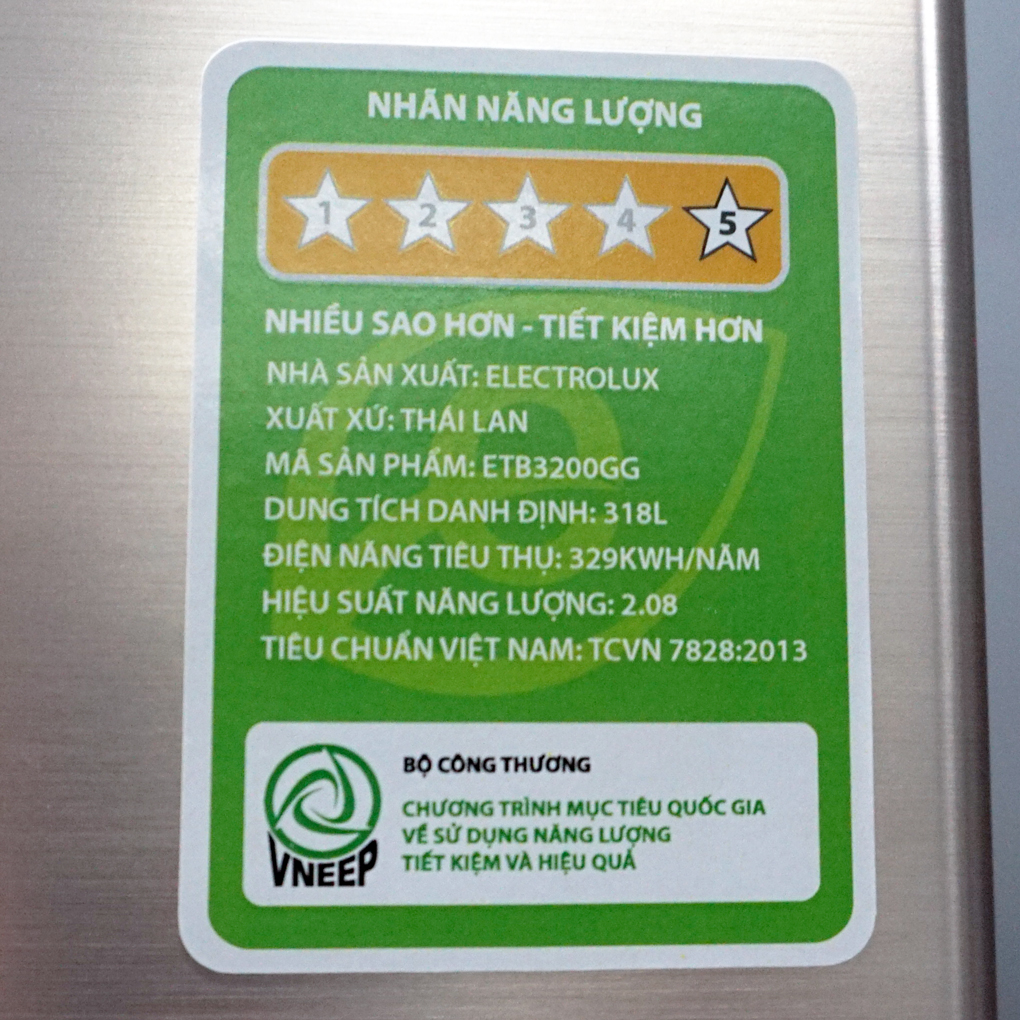 Tủ lạnh Electrolux inverter 320 lít ETB3200G-G