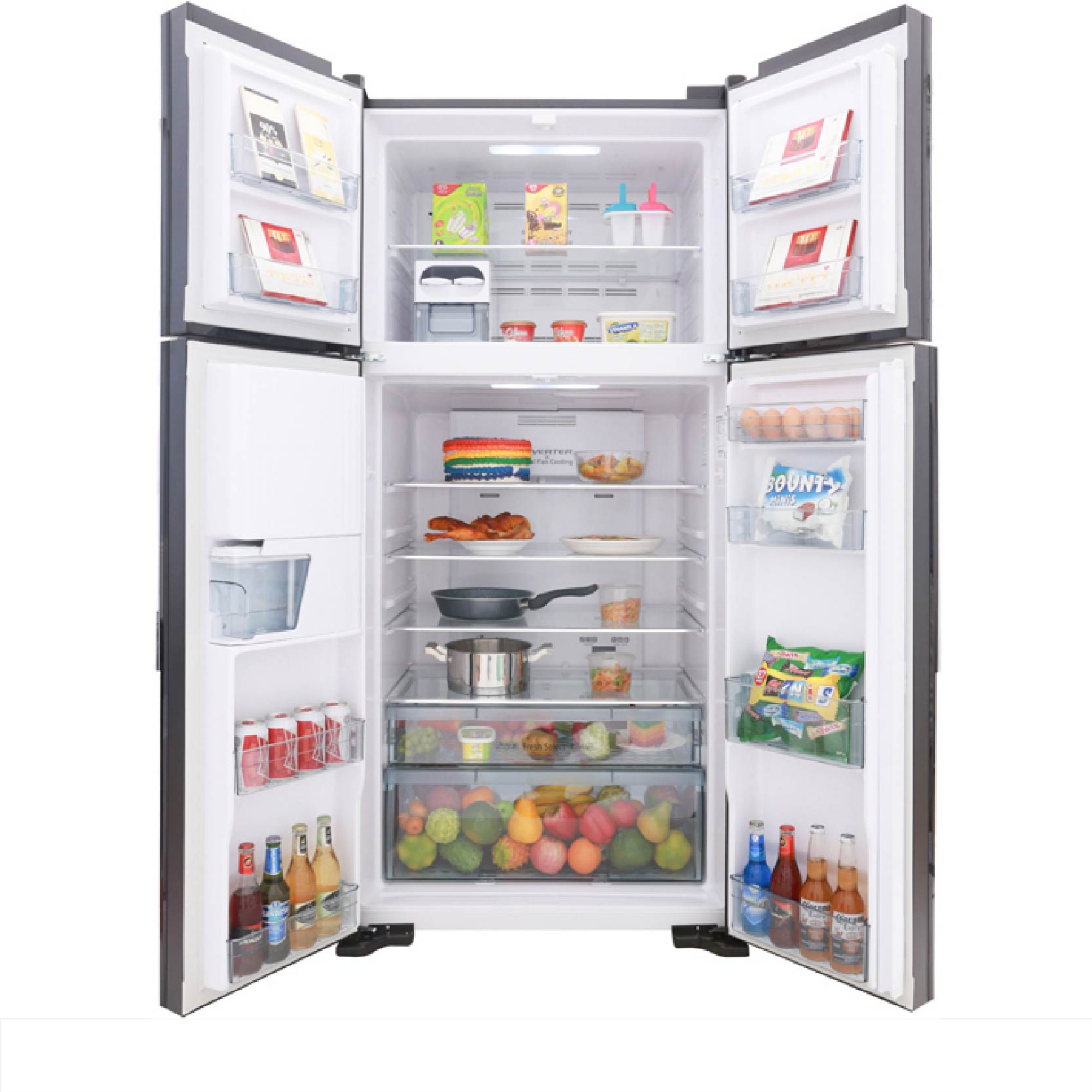 Tủ lạnh Hitachi Inverter 540 lít R-FW690PGV7X(GBK)