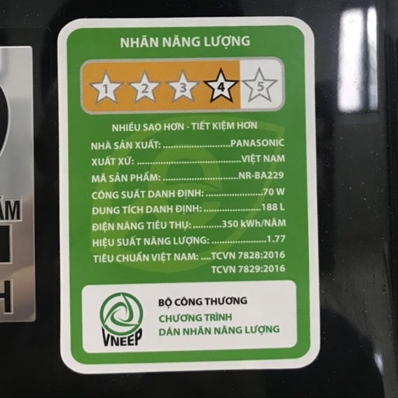 Tủ lạnh Panasonic inverter 188 lít NR-BA229PKVN