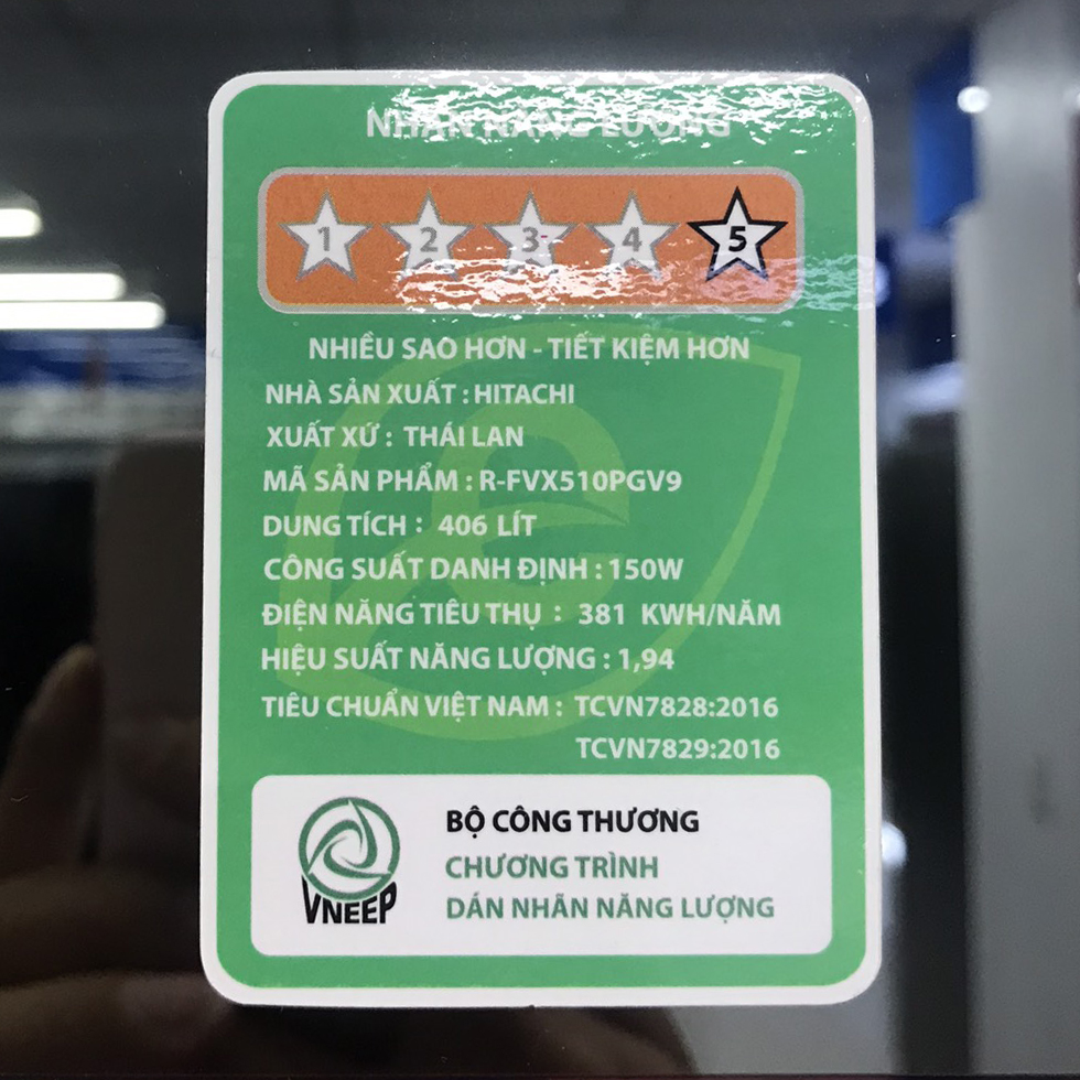 Tủ lạnh Hitachi inverter 443 lít R-FVX510PGV9(MIR)
