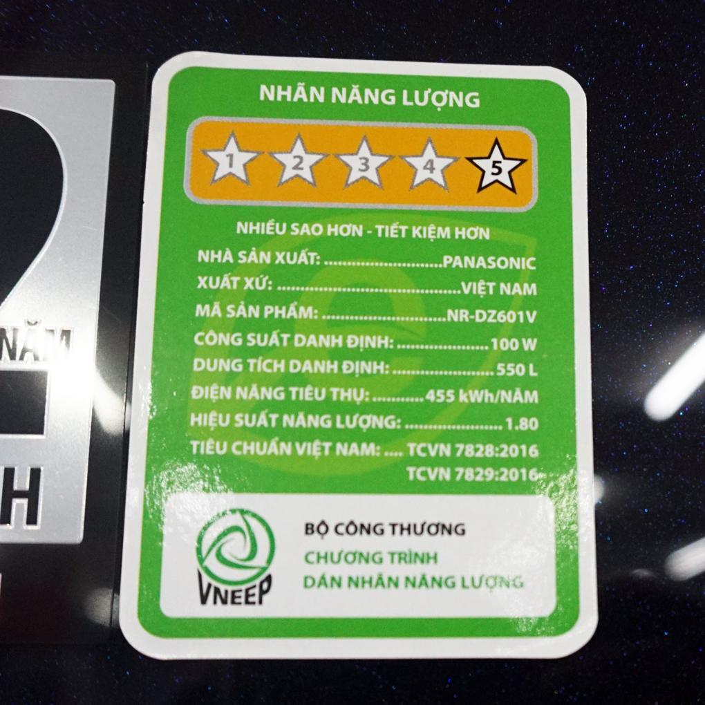 Tủ lạnh Panasonic 4 cánh inverter 550 lít NR-DZ601VGKV