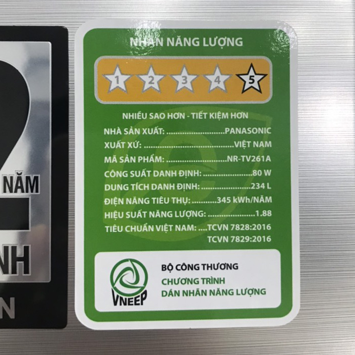 Tủ lạnh Panasonic 234 lít Inverter NR-TV261APSV