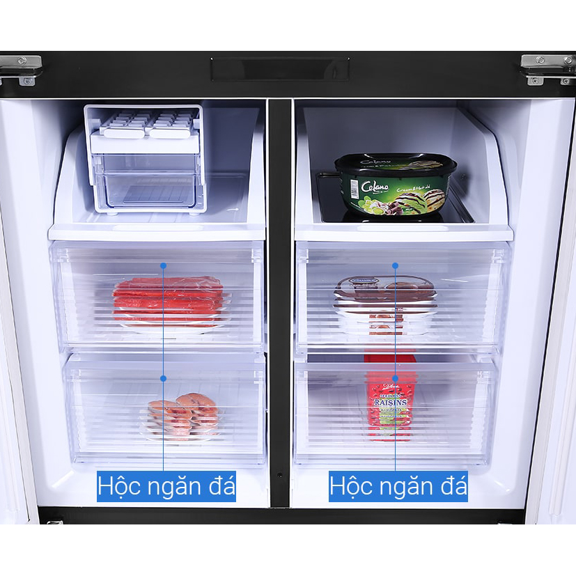 Tủ lạnh Sharp 4 cánh inverter 639L SJ-FXP640VG-BK