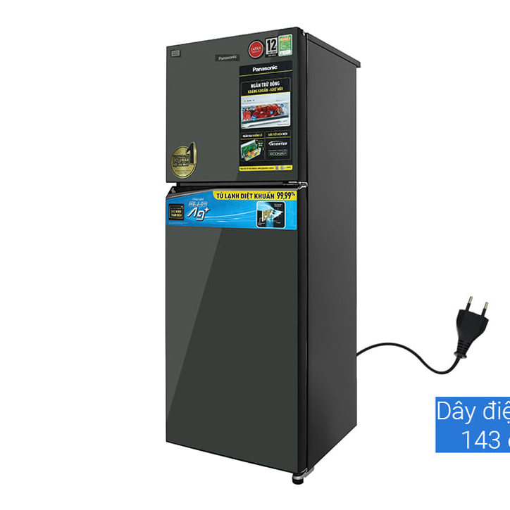 Tủ lạnh Panasonic inverter 268 lít NR-TV301VGMV