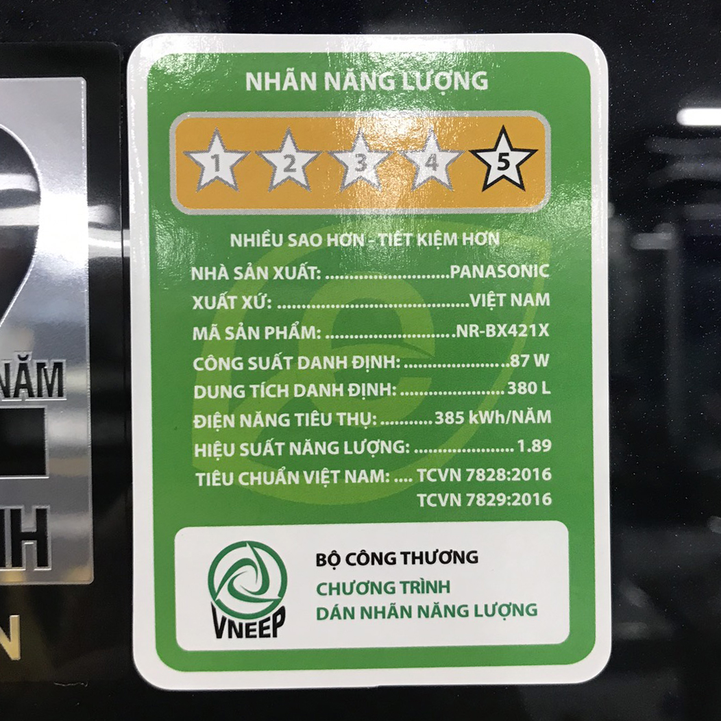 Tủ lạnh Panasonic 377L Inverter NR-BX421XGKV