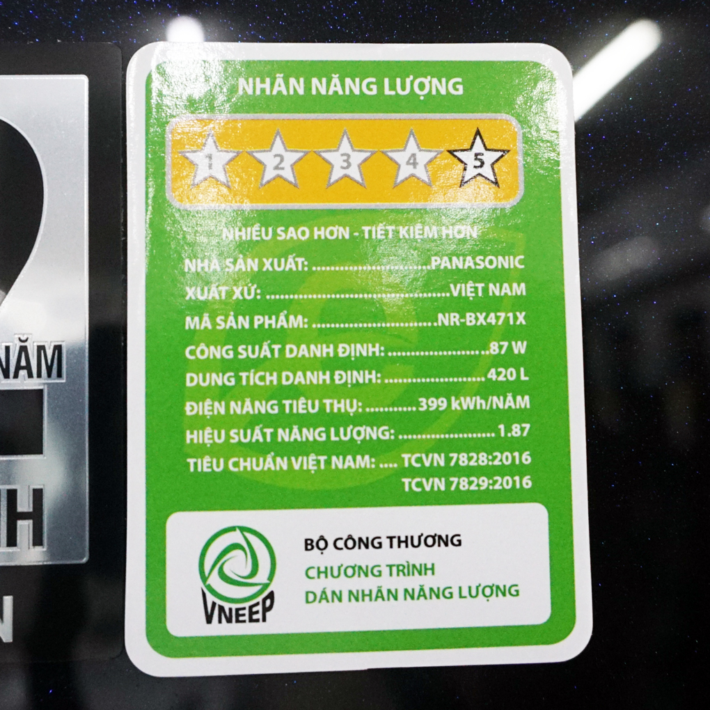 Tủ lạnh Panasonic 420L Inverter NR-BX471XGKV