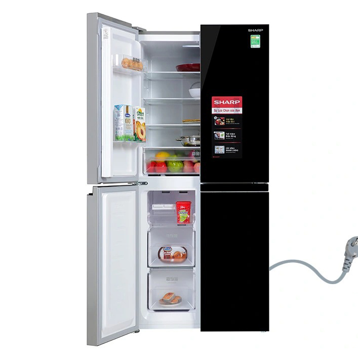 Tủ lạnh Sharp Inverter 362L SJ-FX420VG-BK