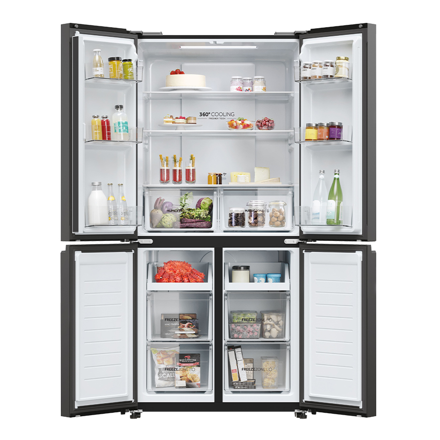 Tủ lạnh Aqua Inverter 469 lít AQR-M536XA(SL)