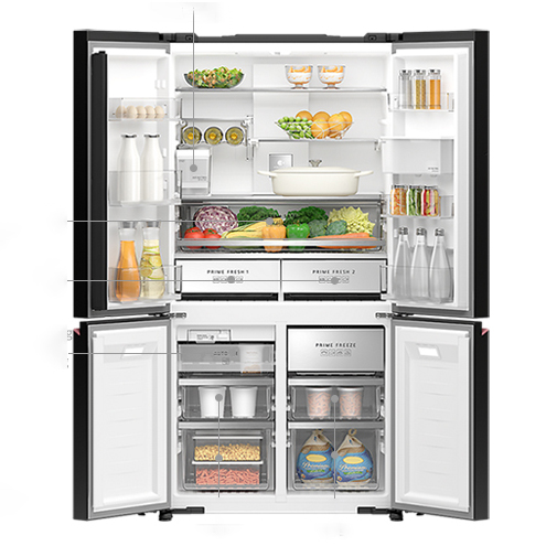 Tủ lạnh Panasonic Inverter 621 lít PRIME+ Edition Multi Door NR-XY680YMMV