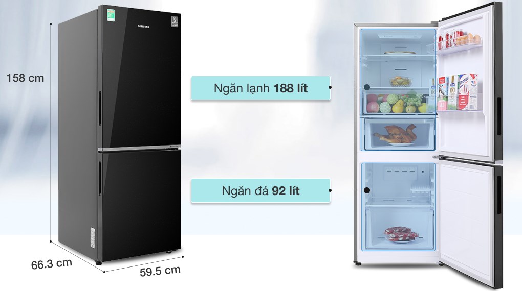 Tủ lạnh Samsung Inverter 280 lít RB27N4010BU