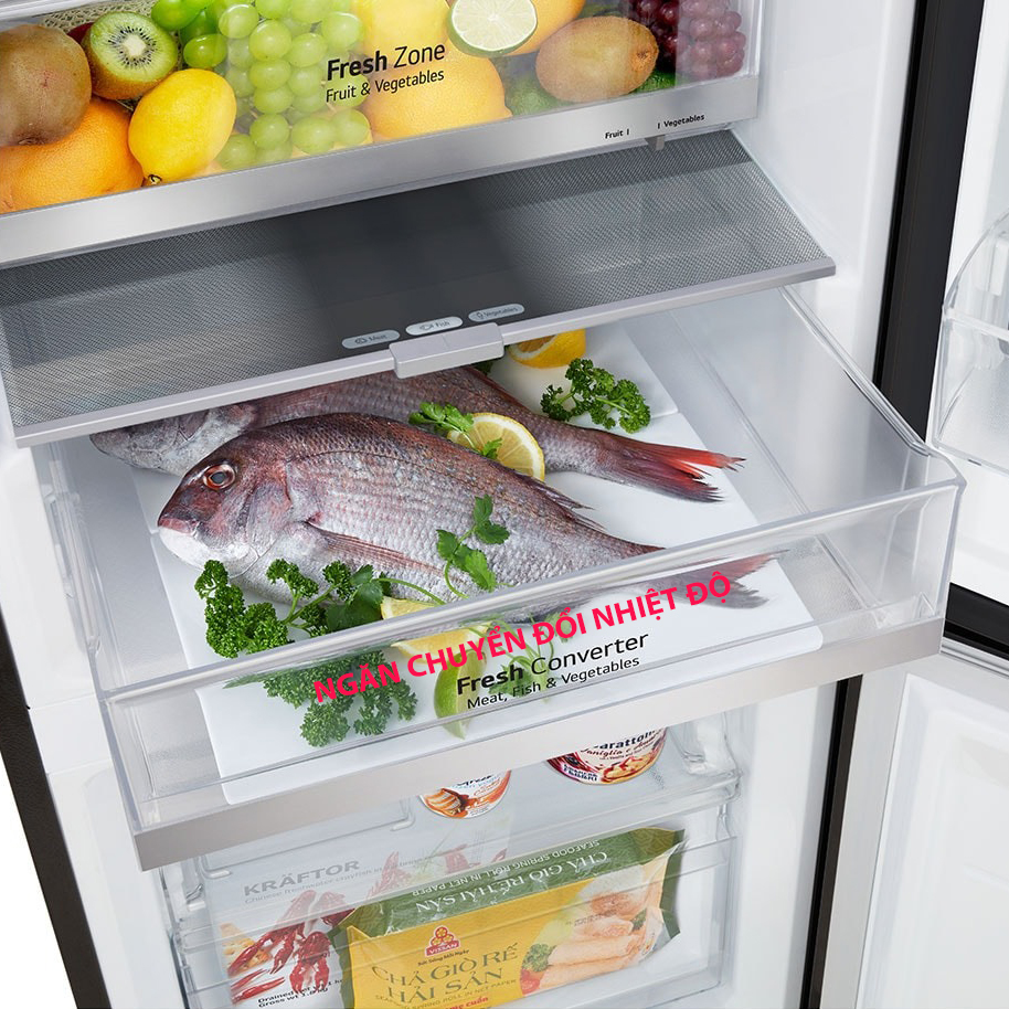 Tủ lạnh LG Inverter InstaView™ 340 lít LBB33BLMAI