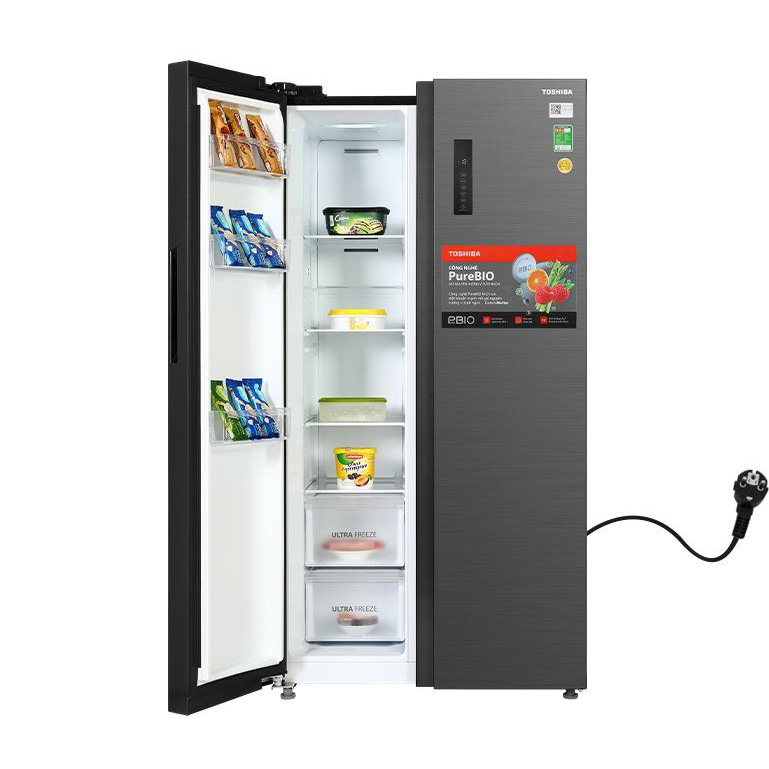 Tủ lạnh Toshiba Inverter 555 lít GR-RS696WI-PMV60-AG