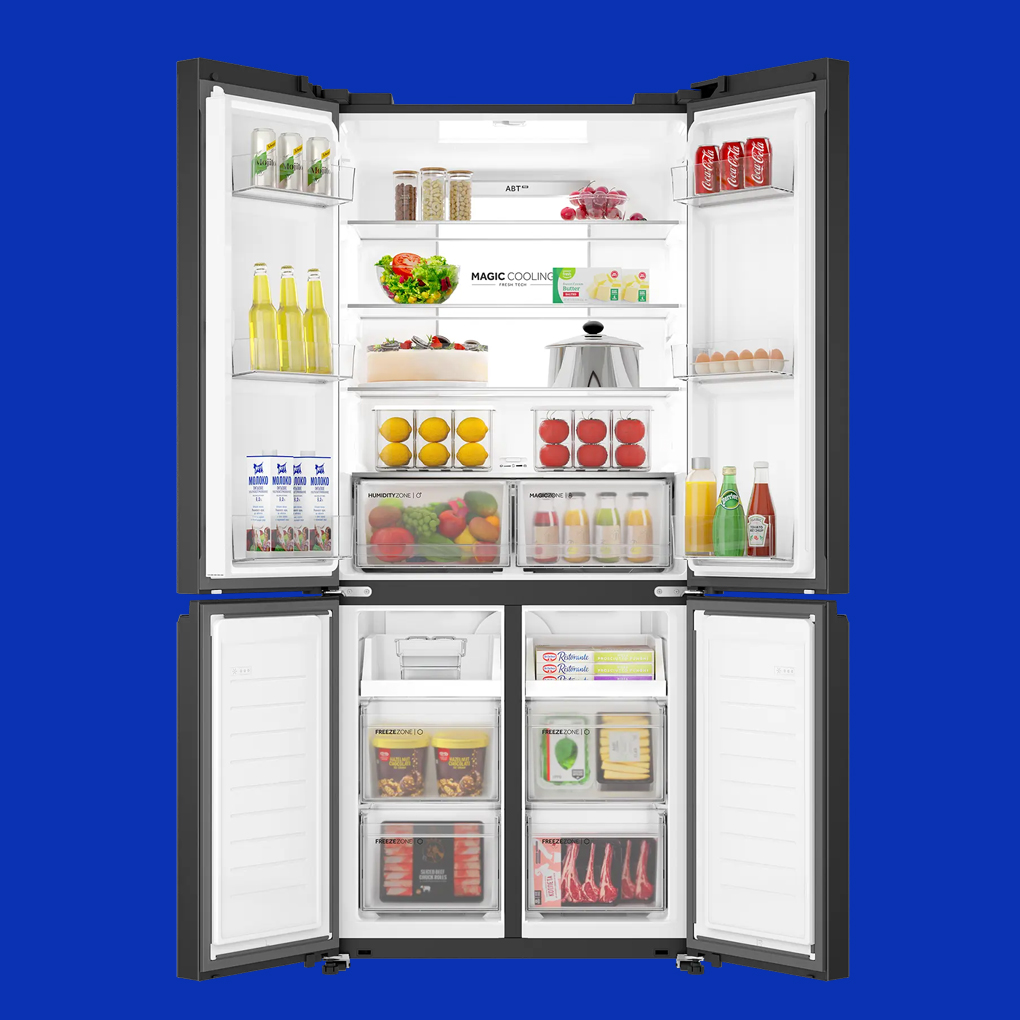 Tủ lạnh Aqua Inverter 529 lít AQR-M600XA(GC)