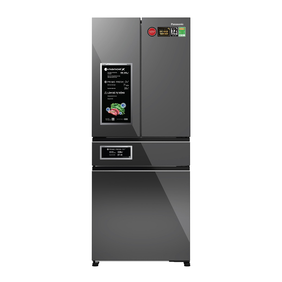 Tủ lạnh Panasonic 540 lít Inverter NR-YW590XJKV