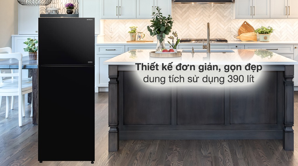 Tủ lạnh Hitachi 390 Lít R-FVY510PGV0(GBK)