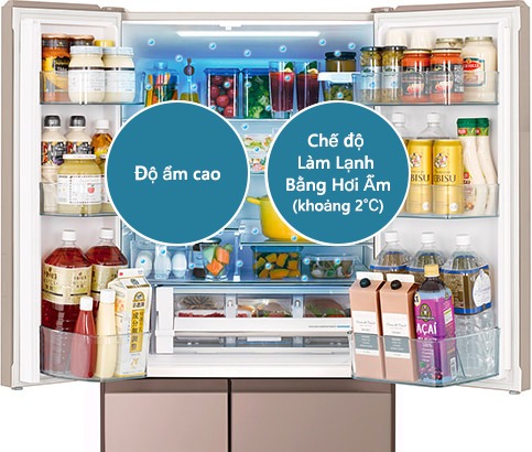 Tủ lạnh Hitachi Inverter 617 lít Multi Door R-HW620RV(X)