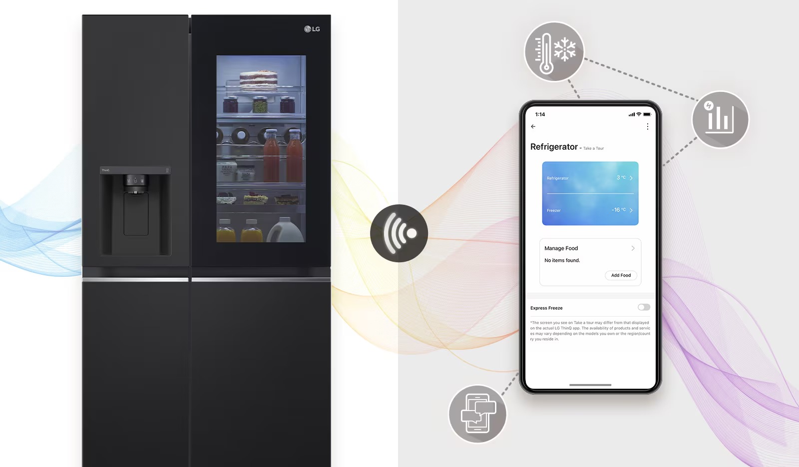 Tủ lạnh LG Inverter Multi Door 571 lít LFD58BLMA