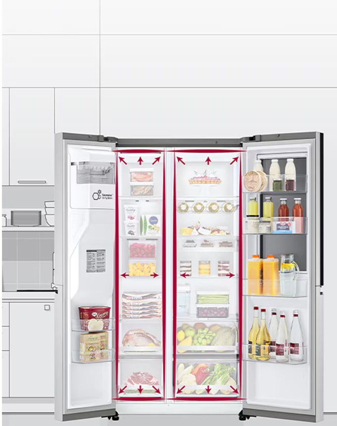 Tủ lạnh LG 635 lít Side By Side InstaView GR-G257SV