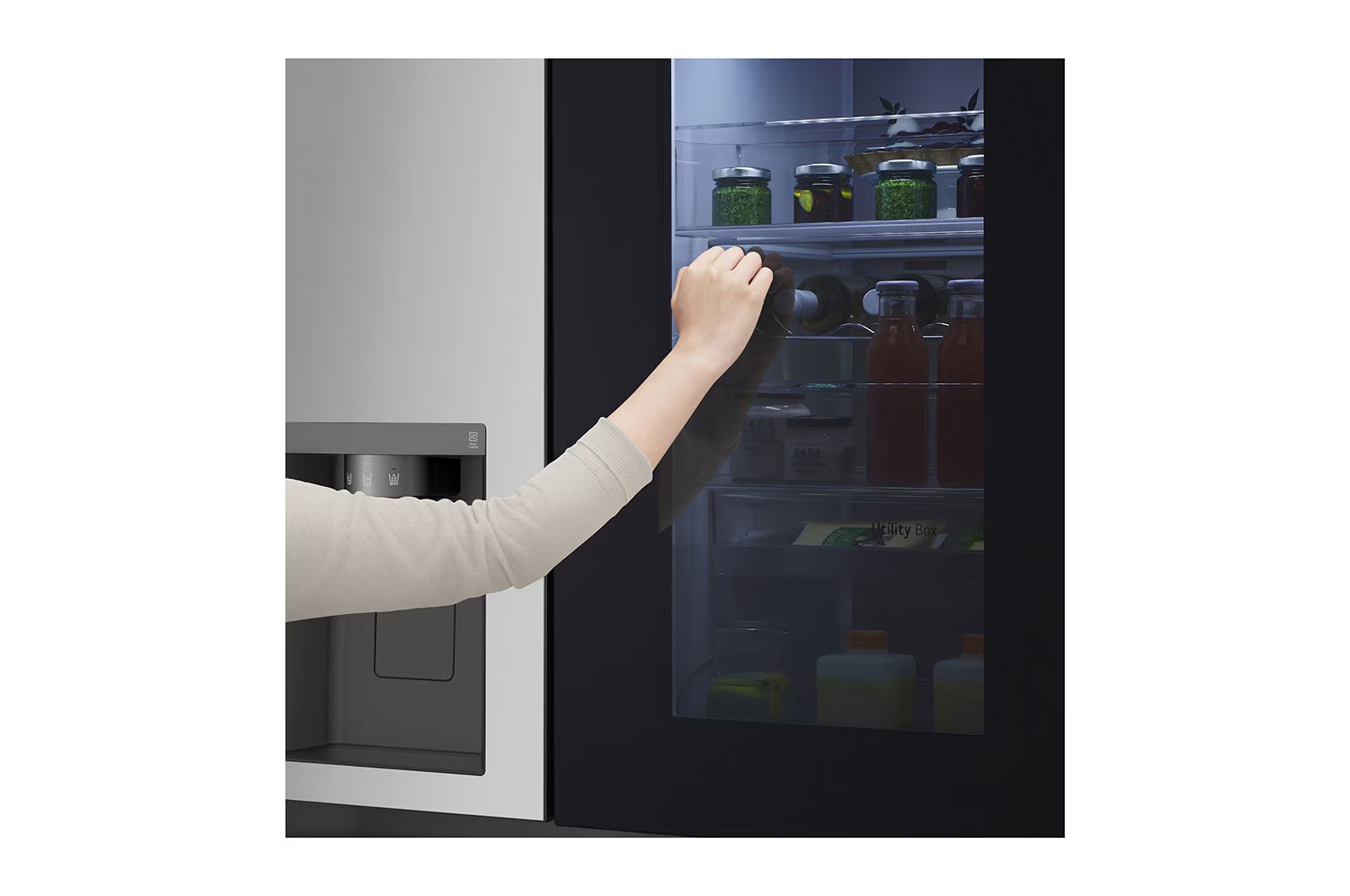 Tủ lạnh LG 635 lít Side By Side InstaView GR-G257SV