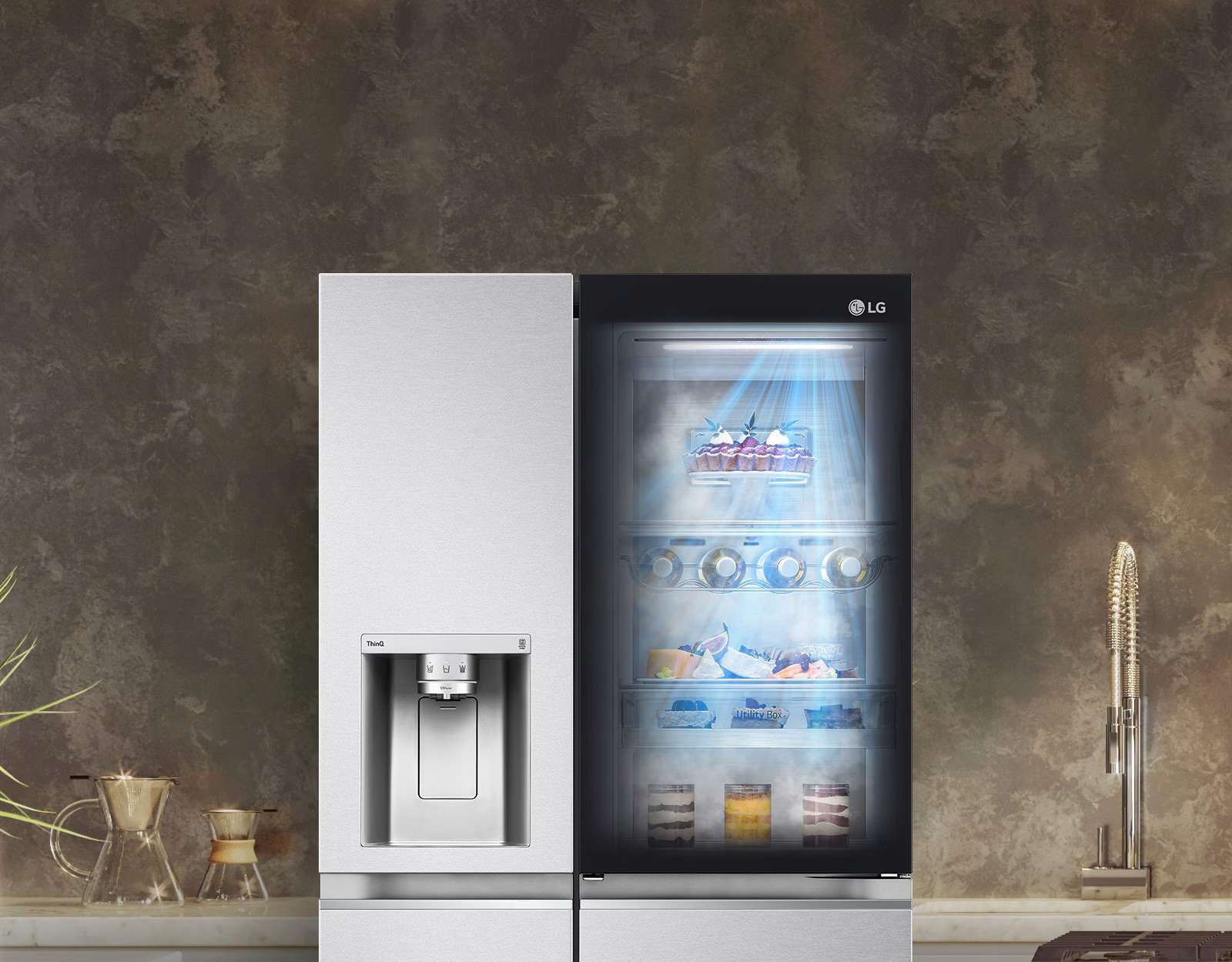 Tủ lạnh LG 635 lít Side By Side InstaView Door-in-Door GR-X257BG