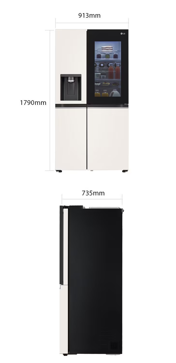 Tủ lạnh LG 635 lít Side By Side InstaView Door-in-Door GR-X257BG