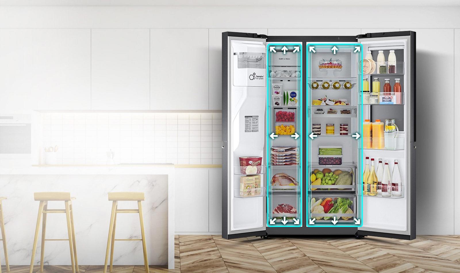 Tủ lạnh SBS LG GR-X257BL 635 lít InstaView