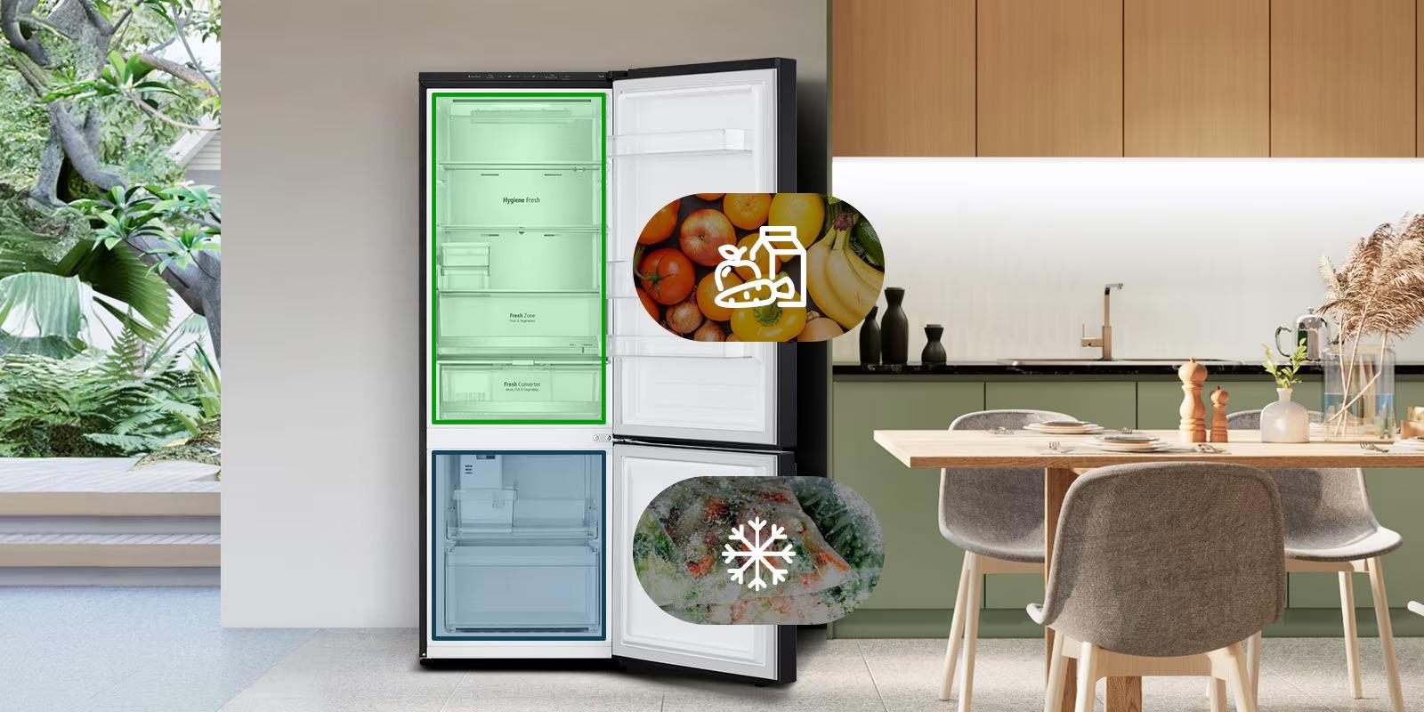 Tủ lạnh LG Inverter 335 lít LBB33BLGA