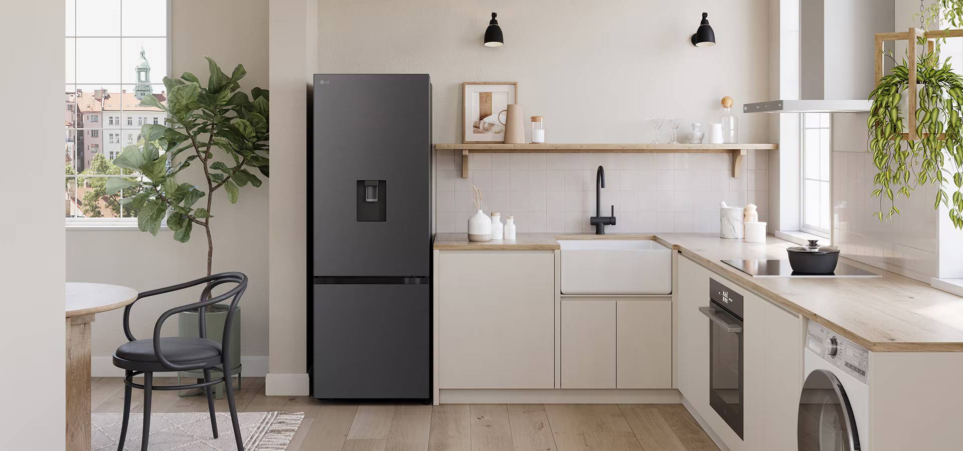 Tủ lạnh LG Inverter 332 lít LBD33BLMA