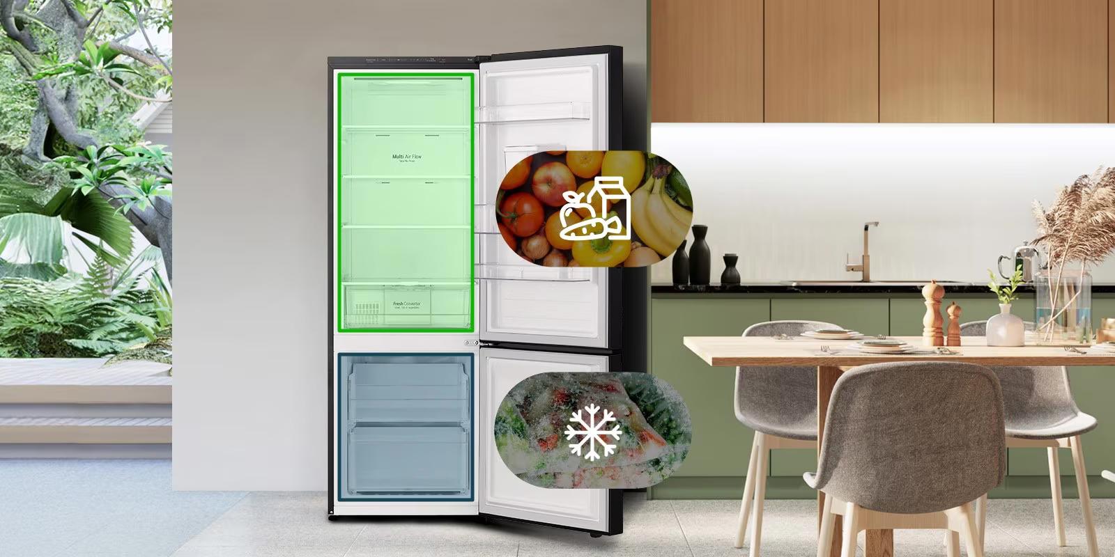 Tủ lạnh LG Inverter 332 lít LBD33BLMA