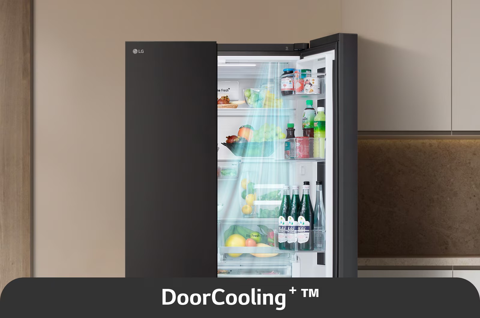Tủ lạnh LG Inverter 617 lít Multi Door InstaView LFB61BLGAI