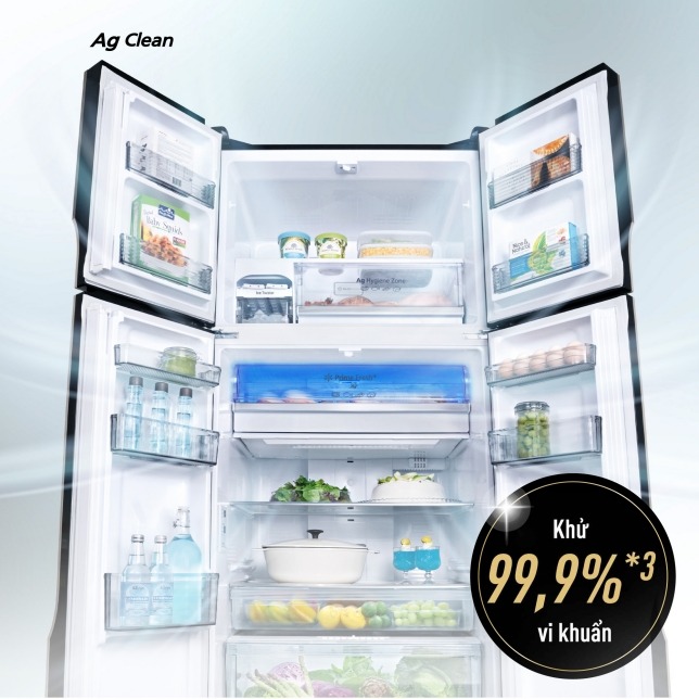 Tủ lạnh Panasonic 4 cánh inverter 550 lít NR-DZ601VGKV