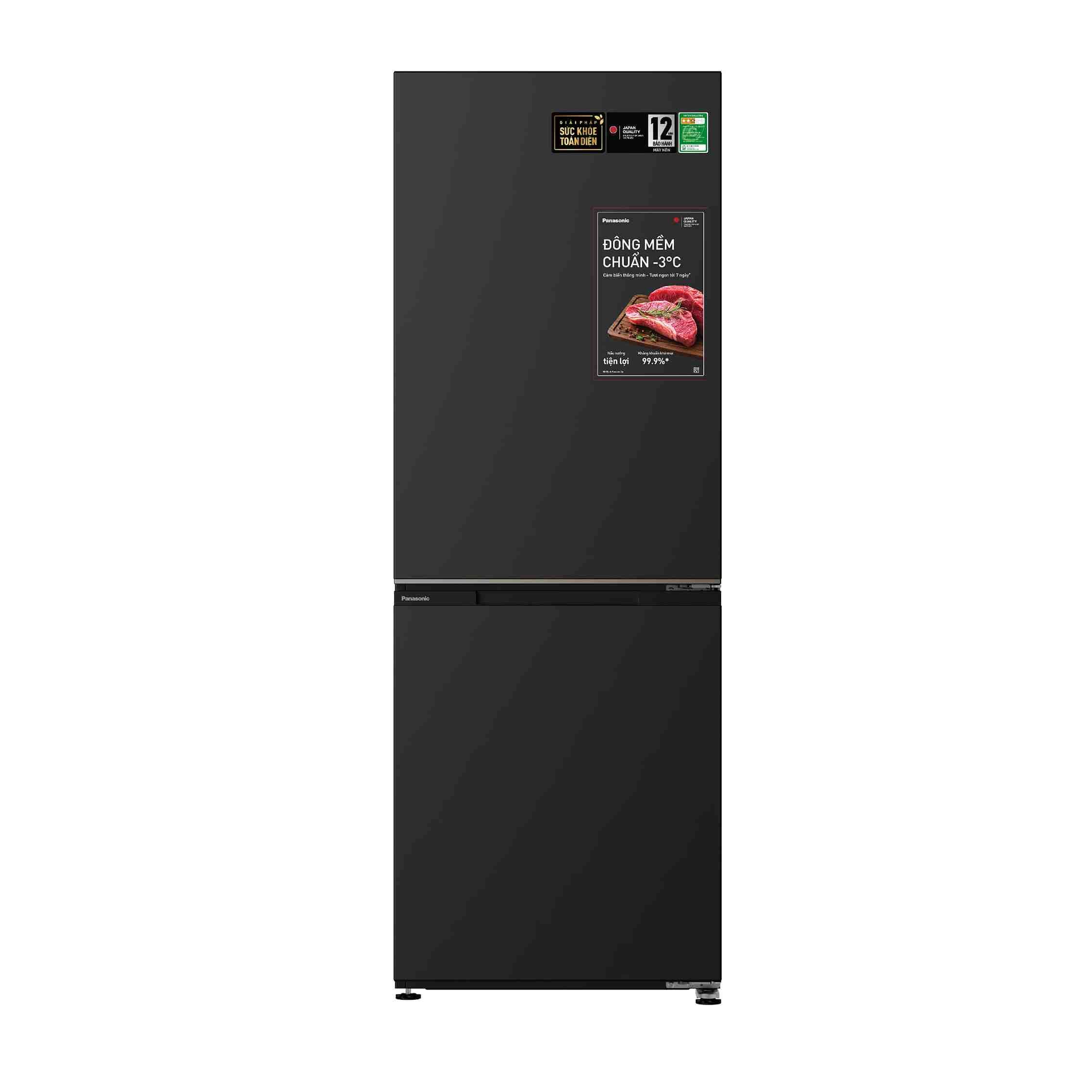 Tủ lạnh âm tường Panasonic Inverter 374 lít NR-BV412BWKV