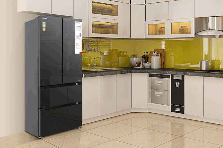thiết kế Multi Door 4 cánh mặt kính