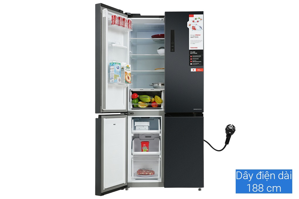 Tủ lạnh thông minh Toshiba Inverter 509 lít GR-RF605WI-PMV(06)-MG