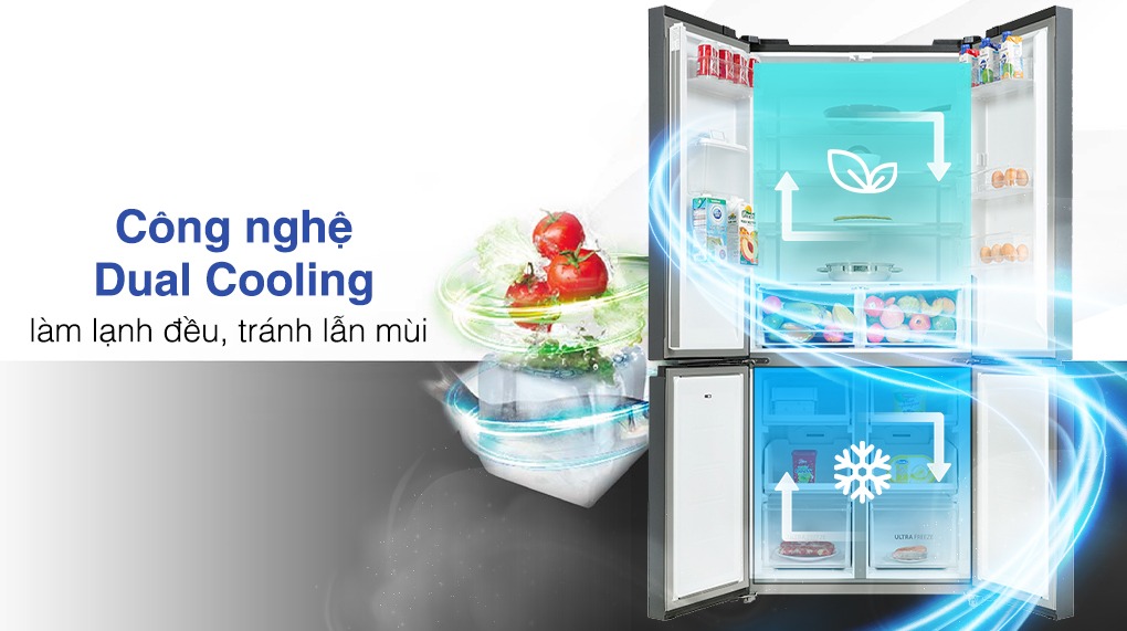 Tủ lạnh thông minh Toshiba Inverter 509 lít GR-RF605WI-PMV(06)-MG