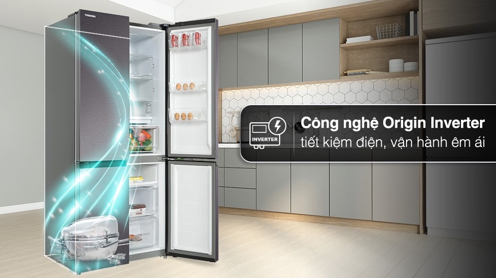 Tủ lạnh Toshiba inverter 511 lít GR-RF610WE-PMV(37)-SG