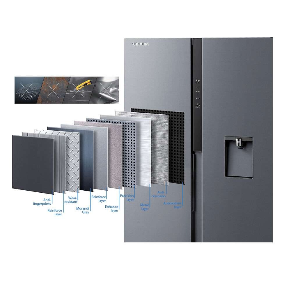 Tủ lạnh thông minh Toshiba Inverter 596 lít GR-RS775WI-PMV(06)-MG