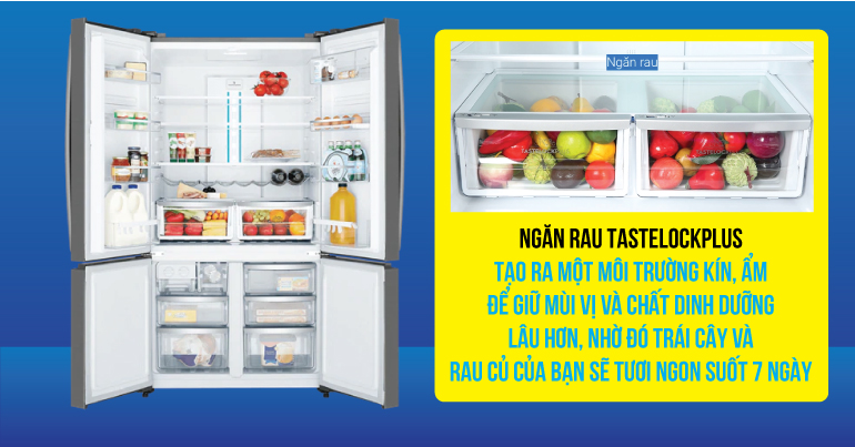 Ngăn rau TasteLockPlus