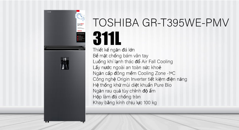 TOSHIBA GR-T395WE-PMV