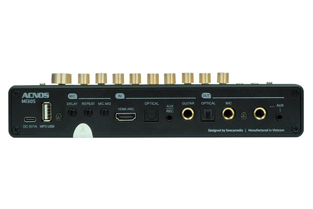 Vang số chỉnh cơ tích hợp Micro ACNOS Mi30S