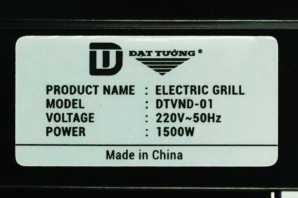 Vỉ nướng điện Đạt Tường VND-01