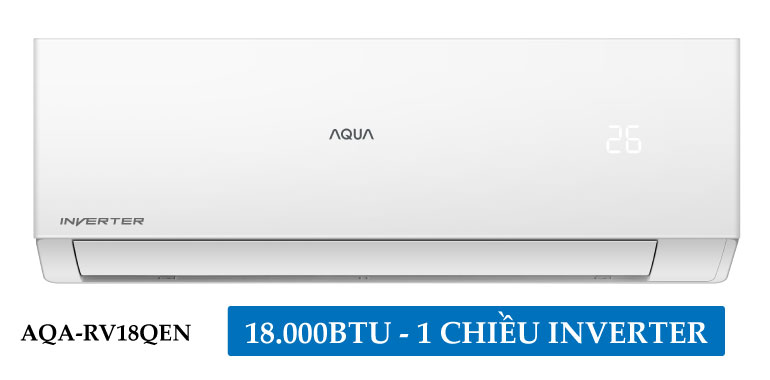 Điều hòa Aqua 18000btu AQA-RV18QEN - 1 chiều inverter