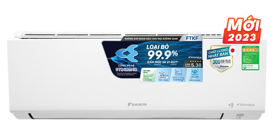 Điều hòa Daikin 1 chiều Inverter 18000BTU FTKF50XVMV